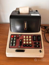 Calcolatrice vintage Olivetti Divisumma 24