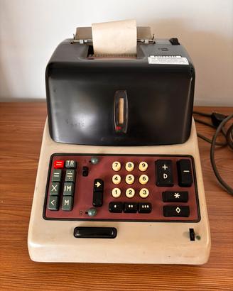 Calcolatrice vintage Olivetti Divisumma 24