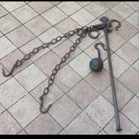  Antica pesa a stadera per sacchi portata 120 Kg.