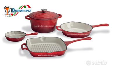 Set Pentole e padelle in ghisa