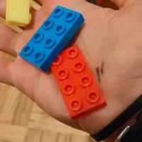 mattonici da costruzione simil lego per bambini