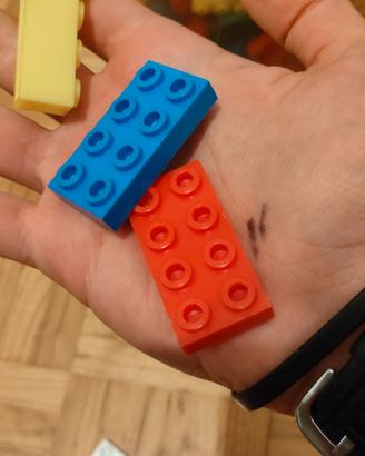 mattonici da costruzione simil lego per bambini