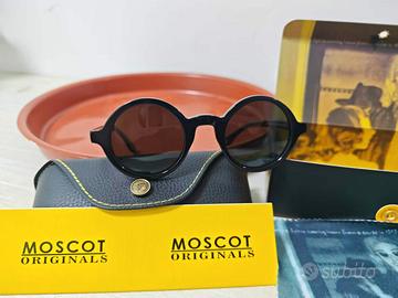 Occhiali MOSCOT Originali Neri Taglia 46 con Lenti