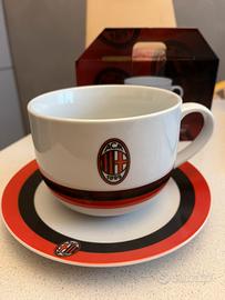 Ac Milan- Tazza colazione con piatto