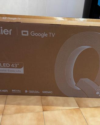 TV HAIER H43Q80FUX QLED 4K GOOGLE NEW GAR. 2 ANNI