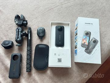 Insta 360 X3 + accessori