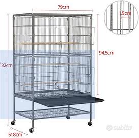 Gabbia: Pappagalli Uccelli Grandi Inseparabili