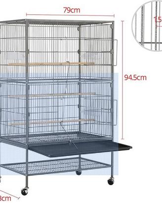 Gabbia: Pappagalli Uccelli Grandi Inseparabili