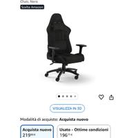 Sedia gaming corsair