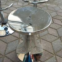 Sgabello TAM TAM argento Vintage 