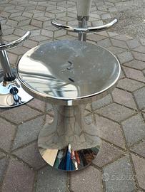 Sgabello TAM TAM argento Vintage 