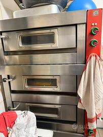 3forni per pizze