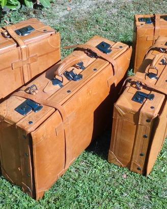 Valigie vintage cult per vetrine e auto storiche