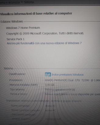 pc portatile VGN-NR38m Sony Vaio