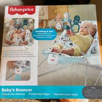 Baby bouncer seggiolino vibrante Fisher price