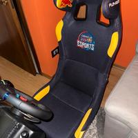 Postazione rally wrc play seat della red bull
