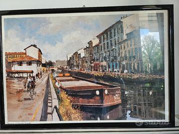 Quadri stampe Matteo Laganà - Vicolo lavandai