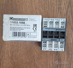 Contattore 4 poli Bobina 110 volt. 