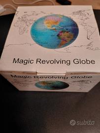 Piccolo mappamondo girevole a batteria