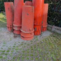 Tubi scarico macerie