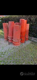 Tubi scarico macerie