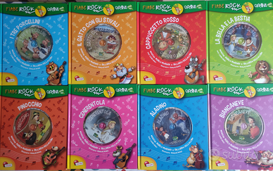 Libri fiabe con CD "fiabe rock"
