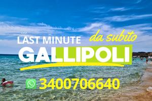 LAST MINUTE vicino GALLIPOLI dal 19 agosto