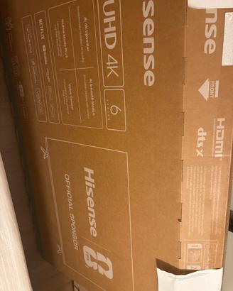 Televisore Hisense uhd 4k series 6 50 pollici