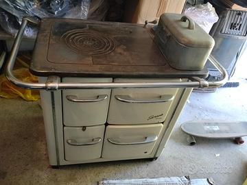 Stufa legna cucina economica "La Sovrana"  '50/'60
