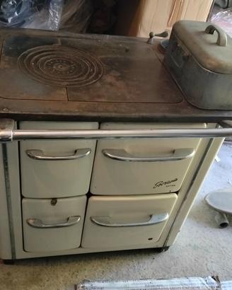Stufa legna cucina economica "La Sovrana"  '50/'60