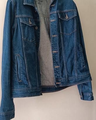 Giubbotto jeans denim uomo S