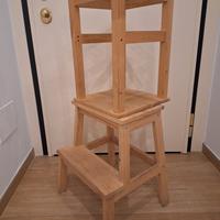 Torre montessoriana sgabelli ikea.