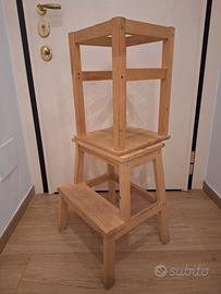 Torre montessoriana sgabelli ikea.