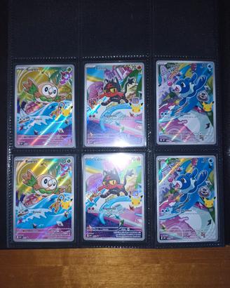 Pokémon, 2x trio starter Alola (7 GEN)-pack fresh