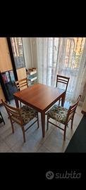 Tavolo cucina allungabile 80x80-140