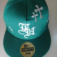 Cappellino Snapback Verde Street Style con Ricami 