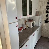 cucina componibile bianca lunghezz m. 2,60