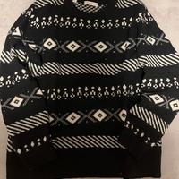 Maglione lana uomo selected taglia m colore nero