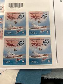 Quartina Francobolli 150° Capitanerie di Porto