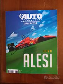 Jean Alesi  Auto Hebdo Collector F1 autografo 