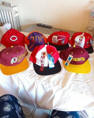  LOTTO 7 CAPPELLI VINTAGE 90s - SNAPBACK RARI (DRE