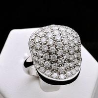 ANELLO BUBBLE IN ORO BIANCO 18 KT BRILLANTI 1.82CT