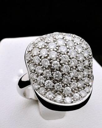 ANELLO BUBBLE IN ORO BIANCO 18 KT BRILLANTI 1.82CT