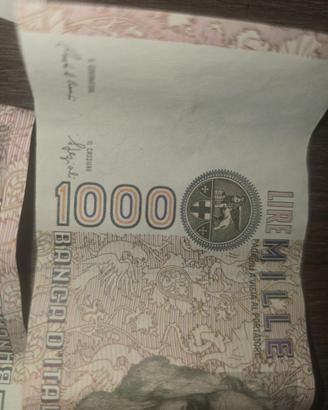 Banconote 1000 lire(8 pezzi)