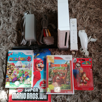 Wii +2 giochi Mario party 8 e Donkey Kong country