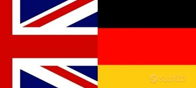 Lezioni di inglese e tedesco 