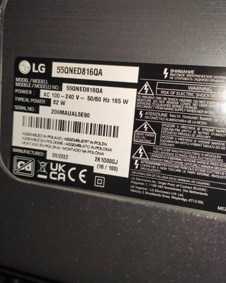 TV OLED 55 pollici