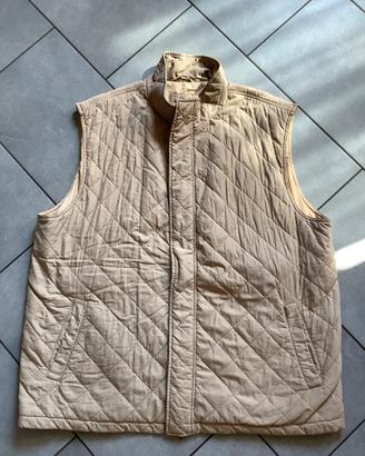 Paul & Shark Gilet Vintage Beige trapuntato tg 5XL