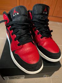 Air Jordan 1 Mid 554725-054 Taglia 40 Originali