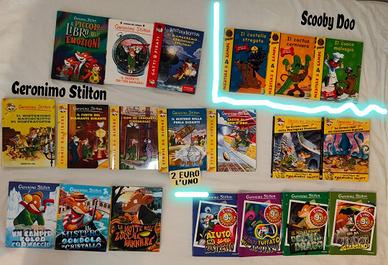 Libri Geronimo Stilton e Scooby-Doo